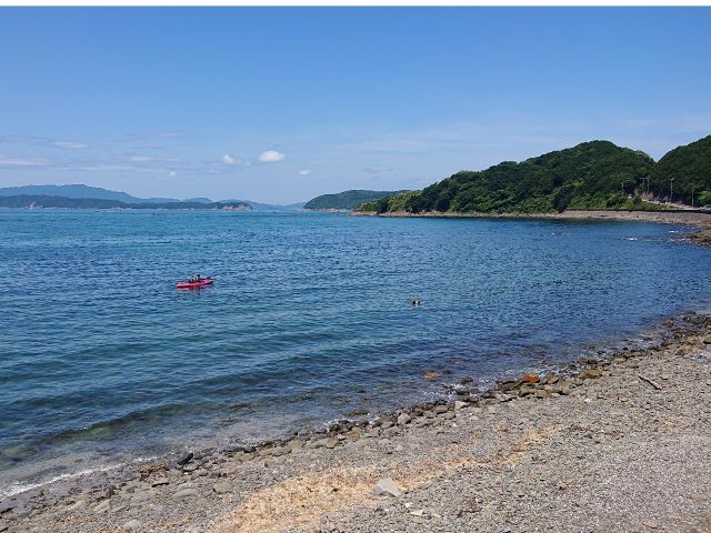 目の前1秒で磯! バーベキューのあとも海で楽しんで!