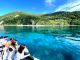 見惚れる透き通る海
