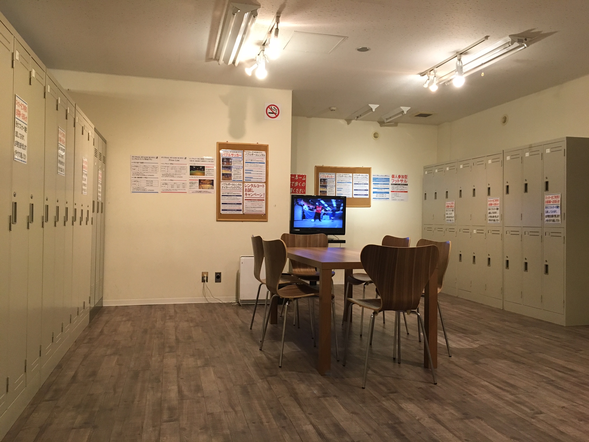 ロッカールームは男子63台、女子39台、全て無料でお使いいただけます!