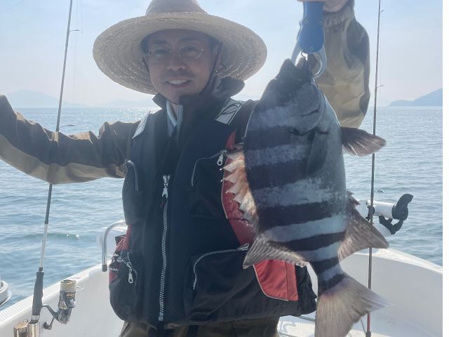 こういうのが釣れる、船釣りはロマンがあります。