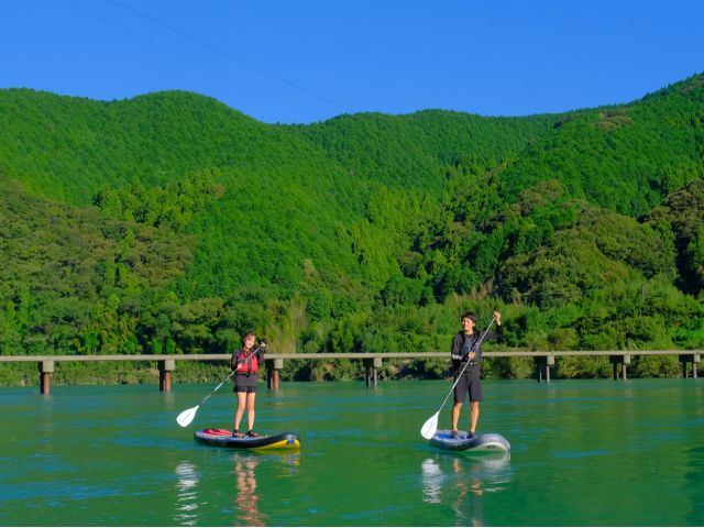 カヌーもいいけど、サップもオススメ!(10月)