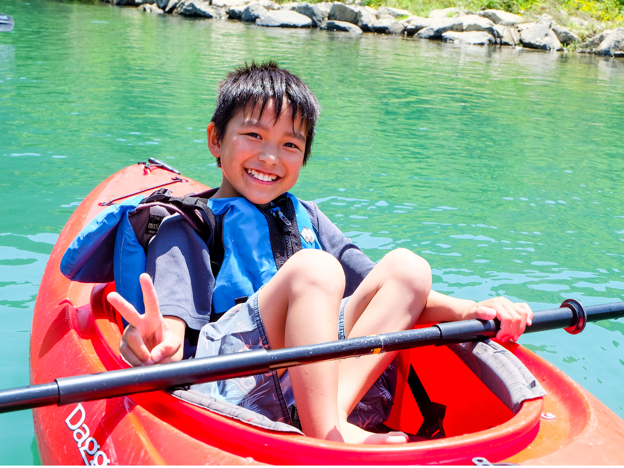 3年生以上なら1人乗りカヌー!(8月)