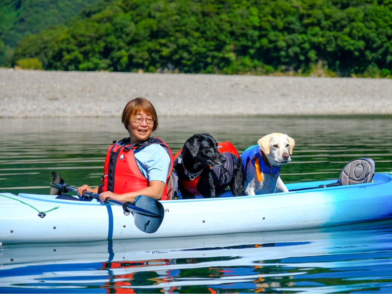 愛犬と一緒にすーいすーい!(10月)