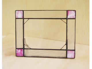 ステンドグラスの写真立て