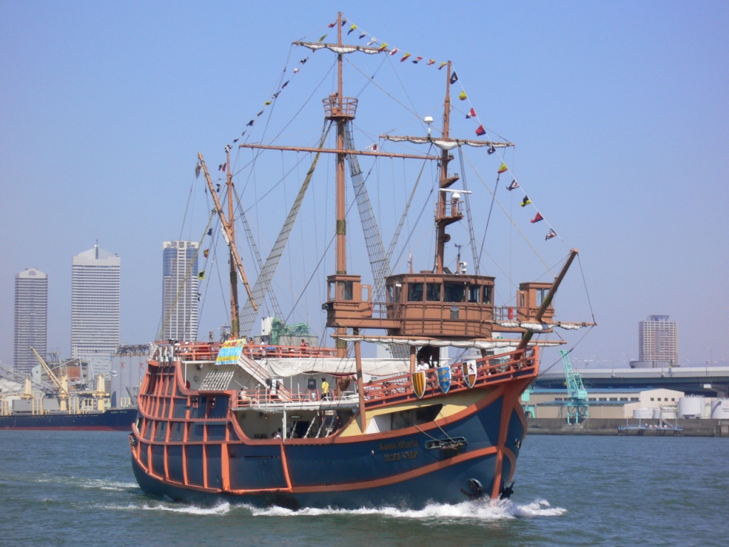 ≪3月運航≫【海遊館へ行く前後に♪】～サンタマリアで心地よい