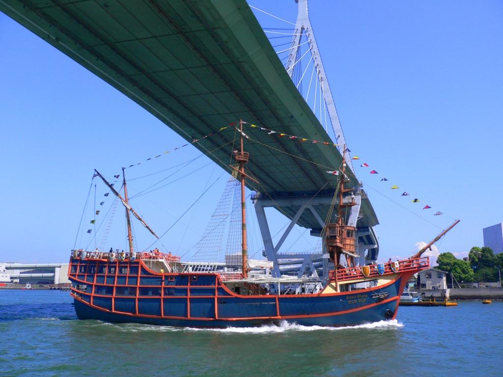 ≪1月運航≫【海遊館へ行く前後に♪】～サンタマリアで心地よい