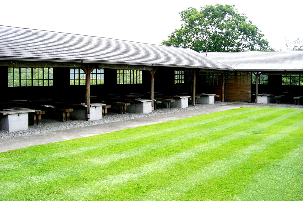 �o�[�x�L���[�K�[�f���u�z�����v�̒��͍L�X�Ƃ��Ă��܂��B�Ő��̎��肪�F�ň͂܂�Ă��܂��B