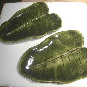 タタラ成形作品の一例です。(陶芸教室生徒作)