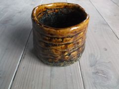 紐作り作品の一例です。(陶芸教室生徒作)