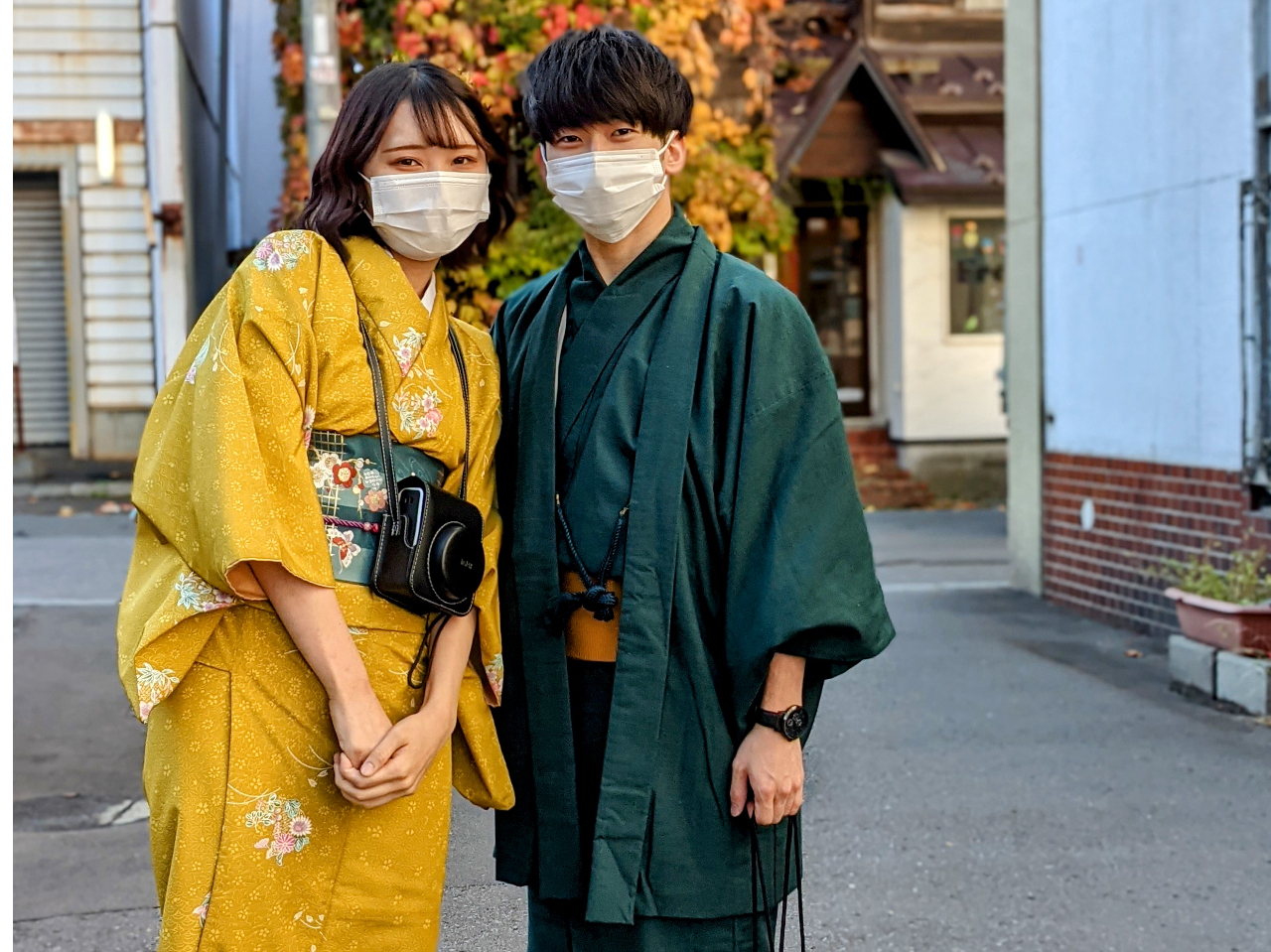 カップル着物