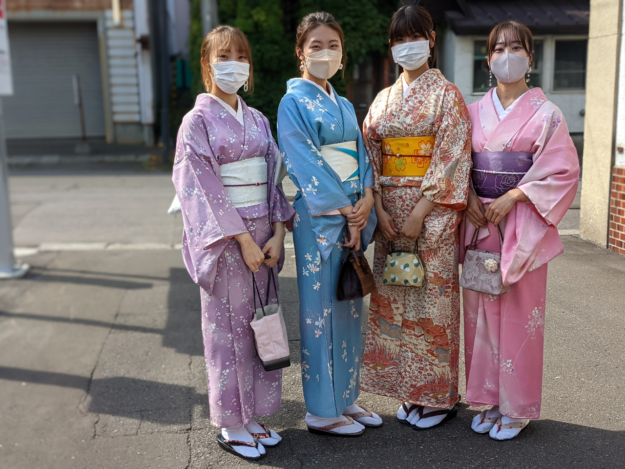 女子旅は小樽で着物