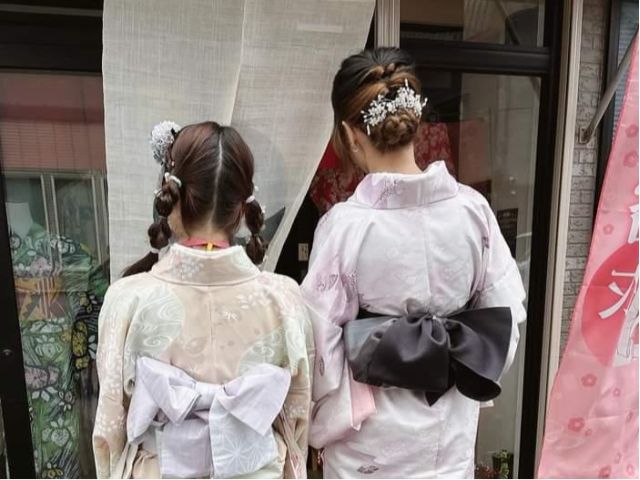 仲良しお友達とモダン着物で小樽観光へ
