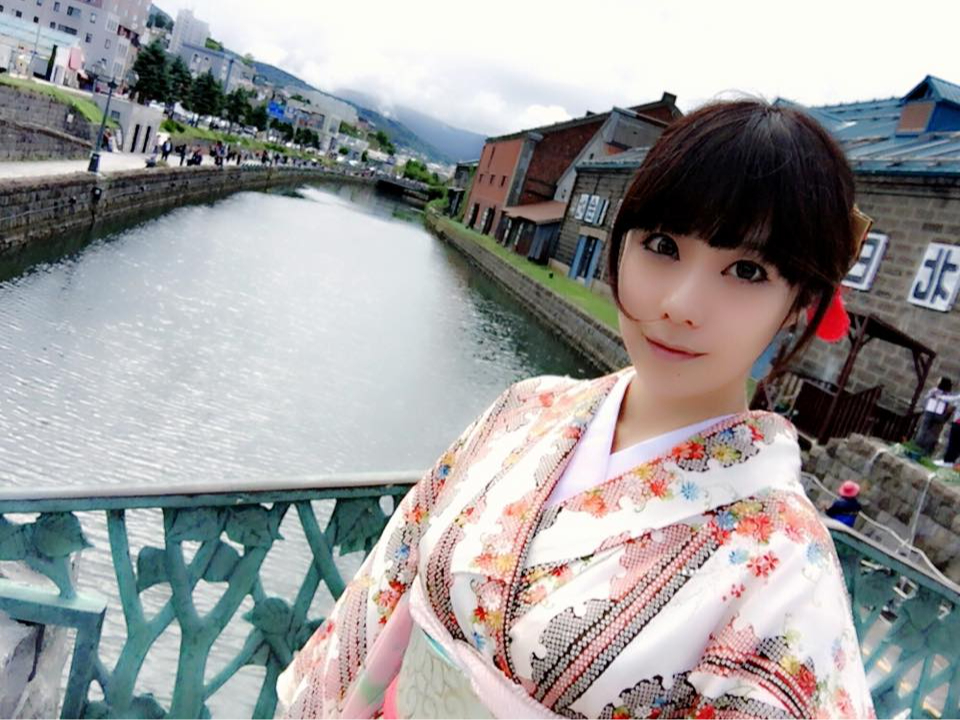 小樽運河にて記念撮影を!