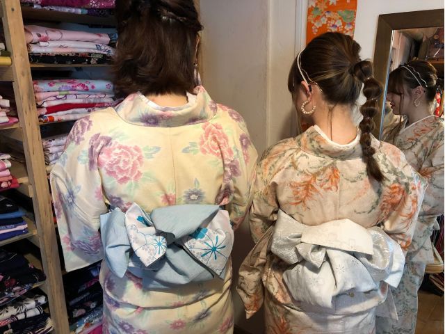 帯結びもいろいろ