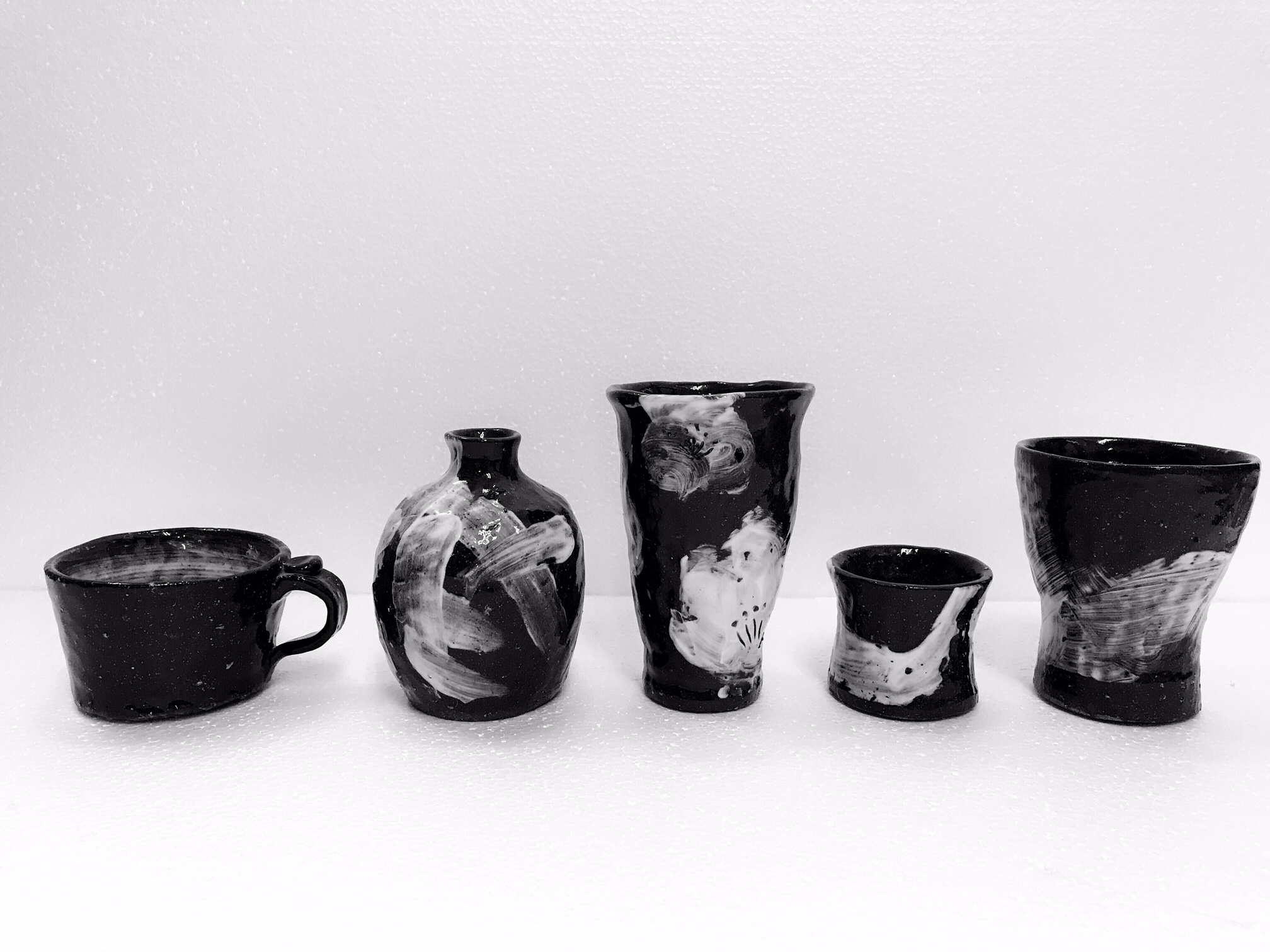 白化粧で絵付けまで★