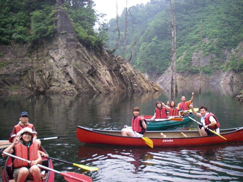みんなでカヌーも楽しいよ♪