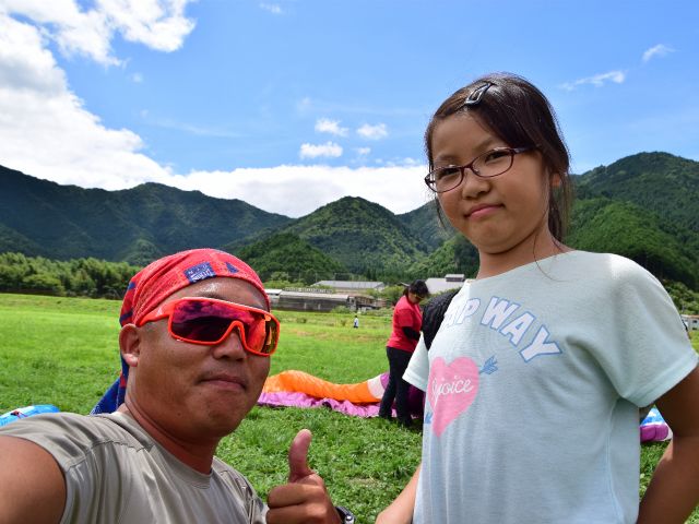 フライト後にぱちり
