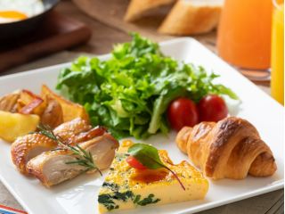 爽やかな朝食を