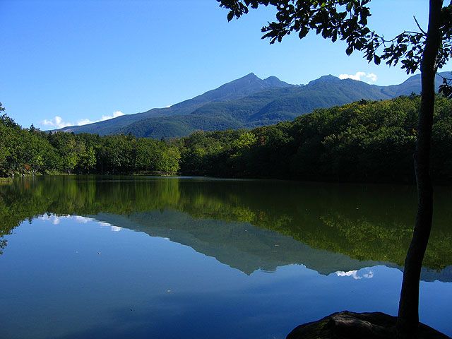 四湖からの眺め