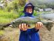 河口湖で釣った57cmのブラックバス