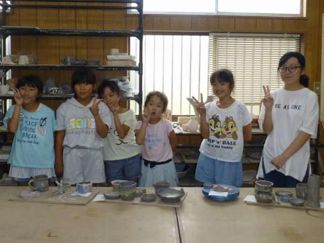 子供会で陶芸体験♪