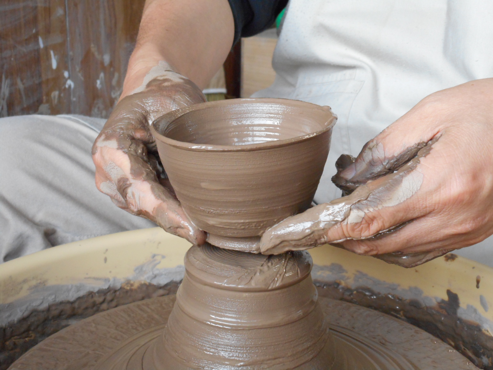 完成したら切って作品台へ。