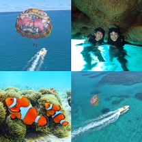 写真の物が、ぜ〜〜んぶ楽しめます。