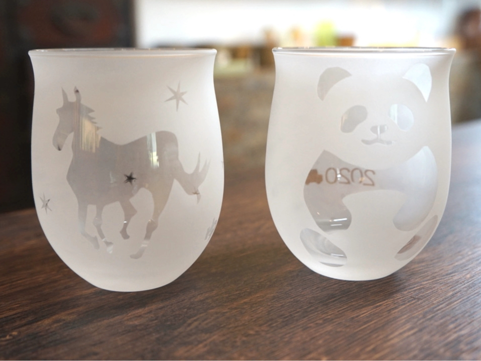 オプションでグラスを変更も可能です