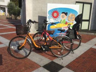 電動付自転車一人乗り13台、親子等二人乗り2台をご用意!