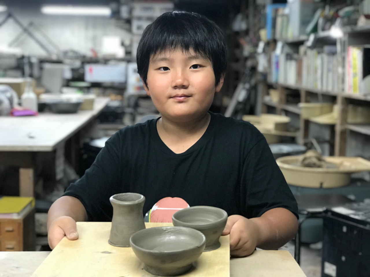 都内でも数少ないお子様大歓迎の陶芸工房です!これまでたくさんのお子様がろくろ体験済!!