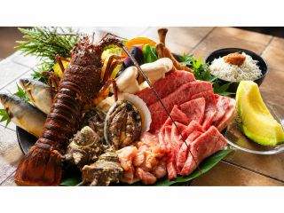 豪快な伊勢海老を主役に海鮮もお肉も存分に楽しめるプレミアムBBQ