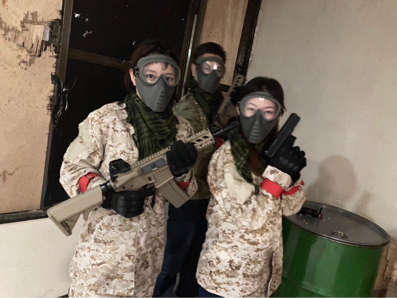 戦闘中の集合写真も撮影♪