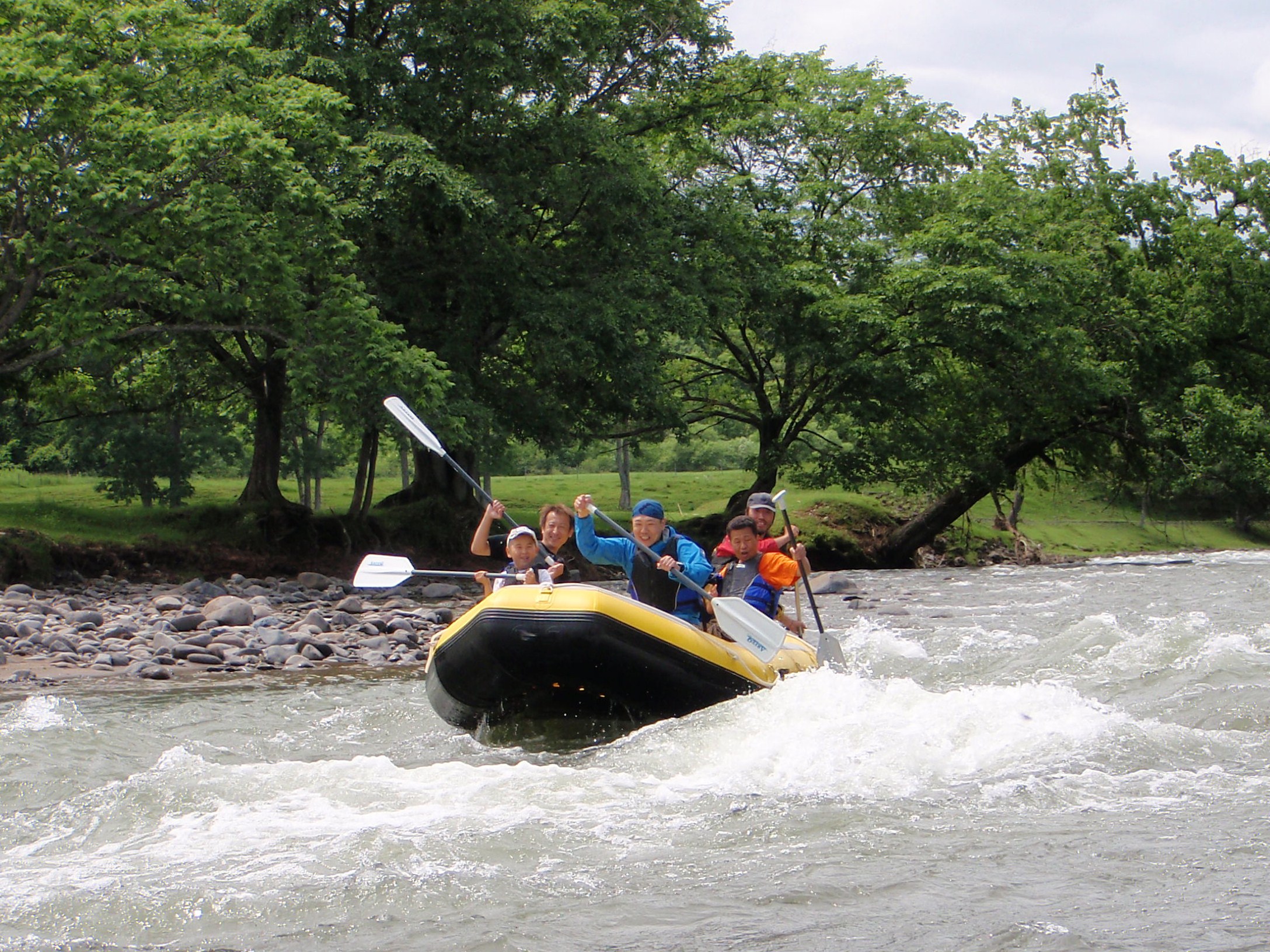 【午前の部】阿寒川ラフティング ロングコース