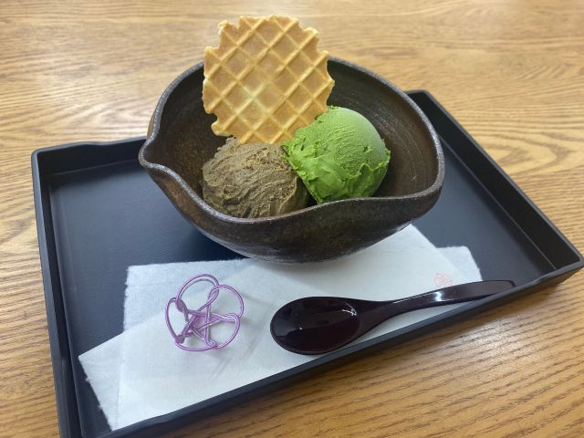 【茶楽かぐや】のアイスクリーム