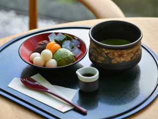 抹茶あんみつセット