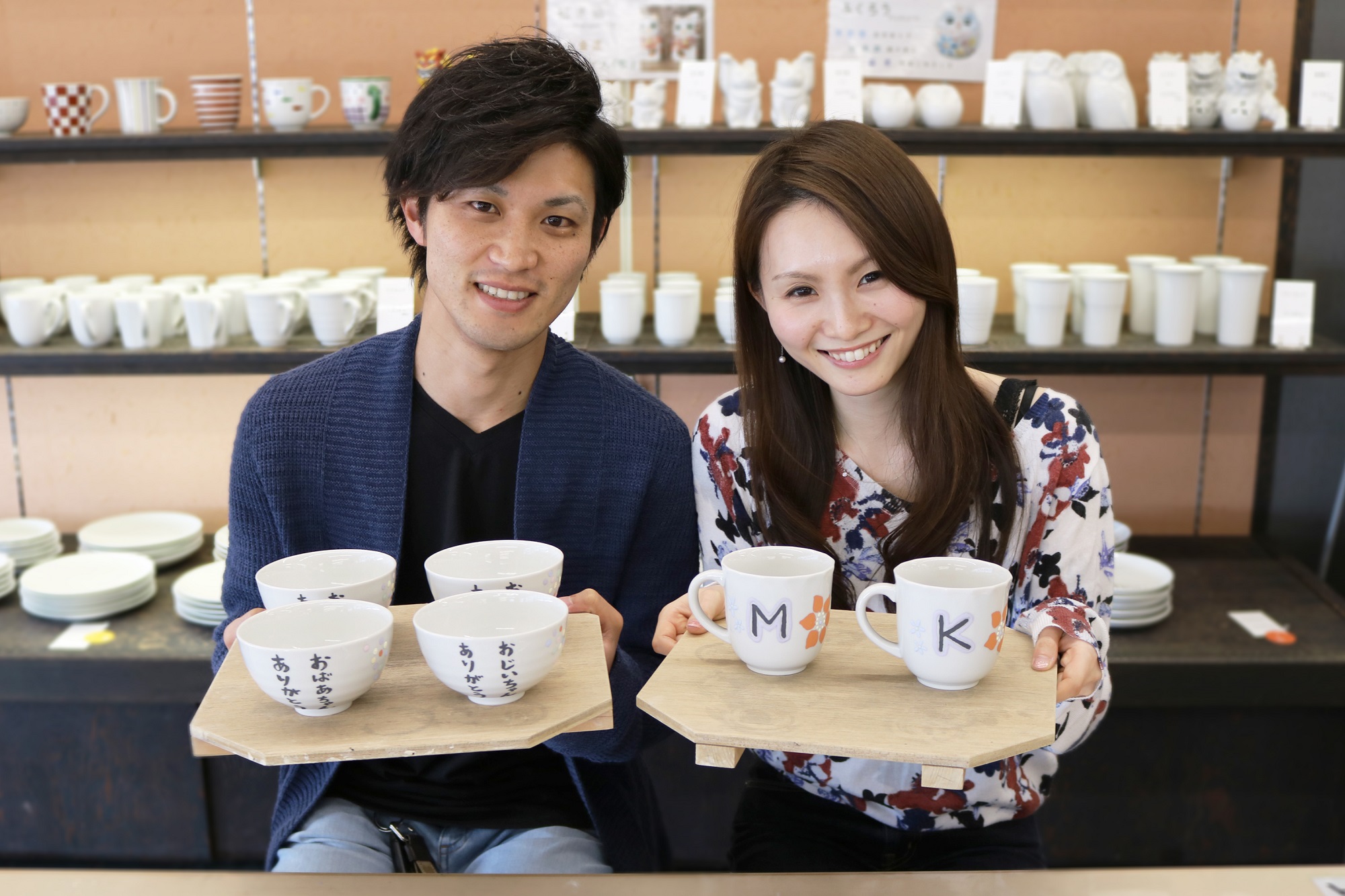 九谷焼【絵付け体験】オンリー碗をつくろう♪ファミリー・女性同士・カップルにおすす...