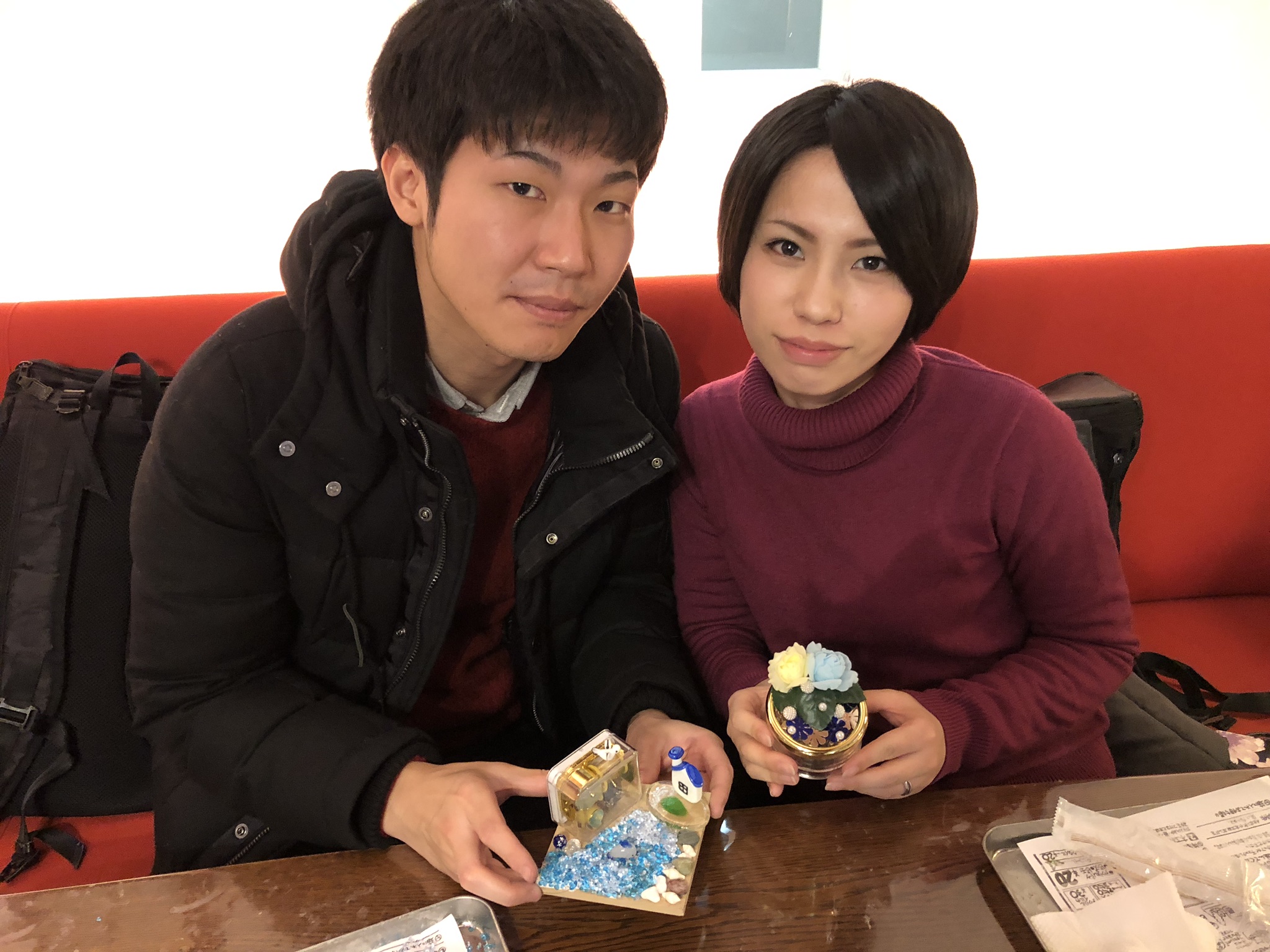 オルゴール制作デートをお楽しみください♪