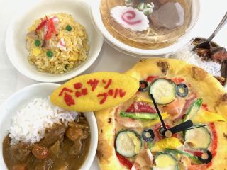 リアルなフード系食品サンプルは、5種類の中から選べます。