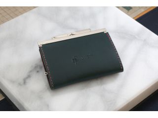 高級感あふれる、本革のコインケースが作れます。ガマ口も使いやすくて嬉しい♪