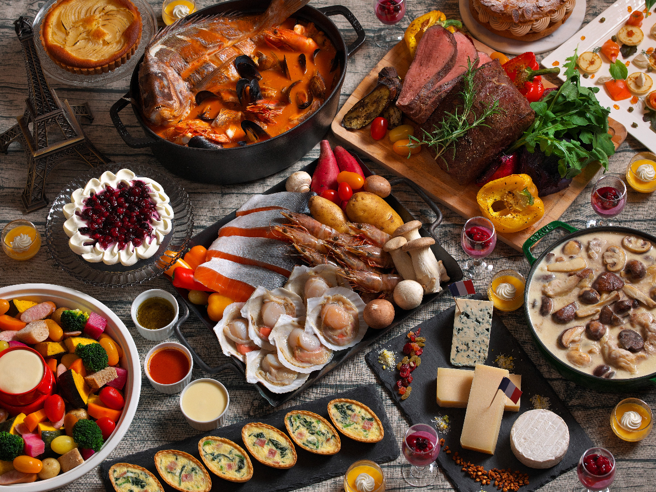 【9-10月 ランチビュッフェ】－ビストロフレンチ－ドリンクバー付（土日祝日限定...