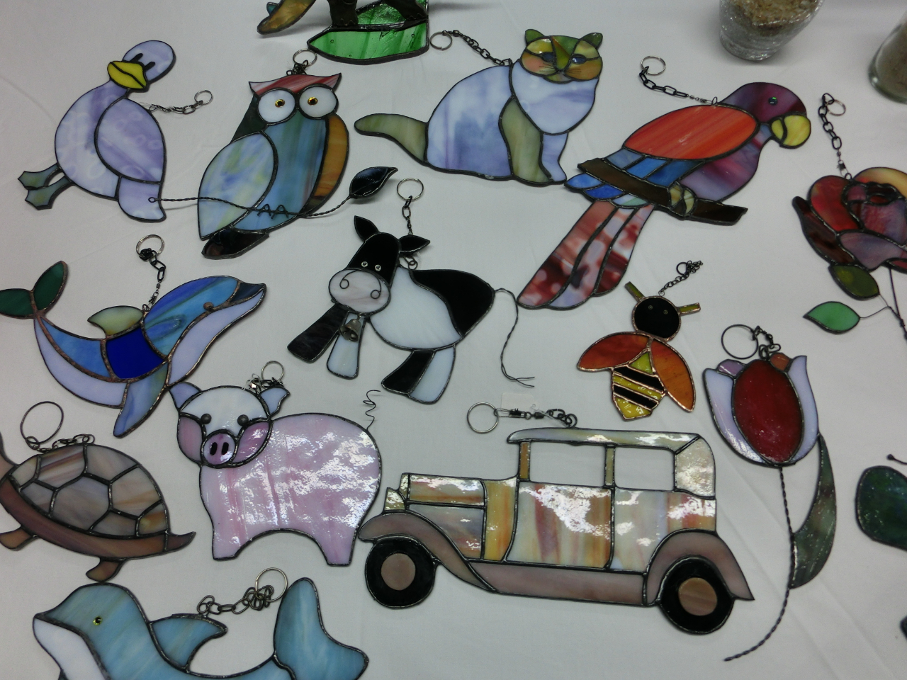 オーナメント完成品です。色々あります、大体揃えていますが不足している作品もあります、ご希望作品があれば事前連絡対応致します。