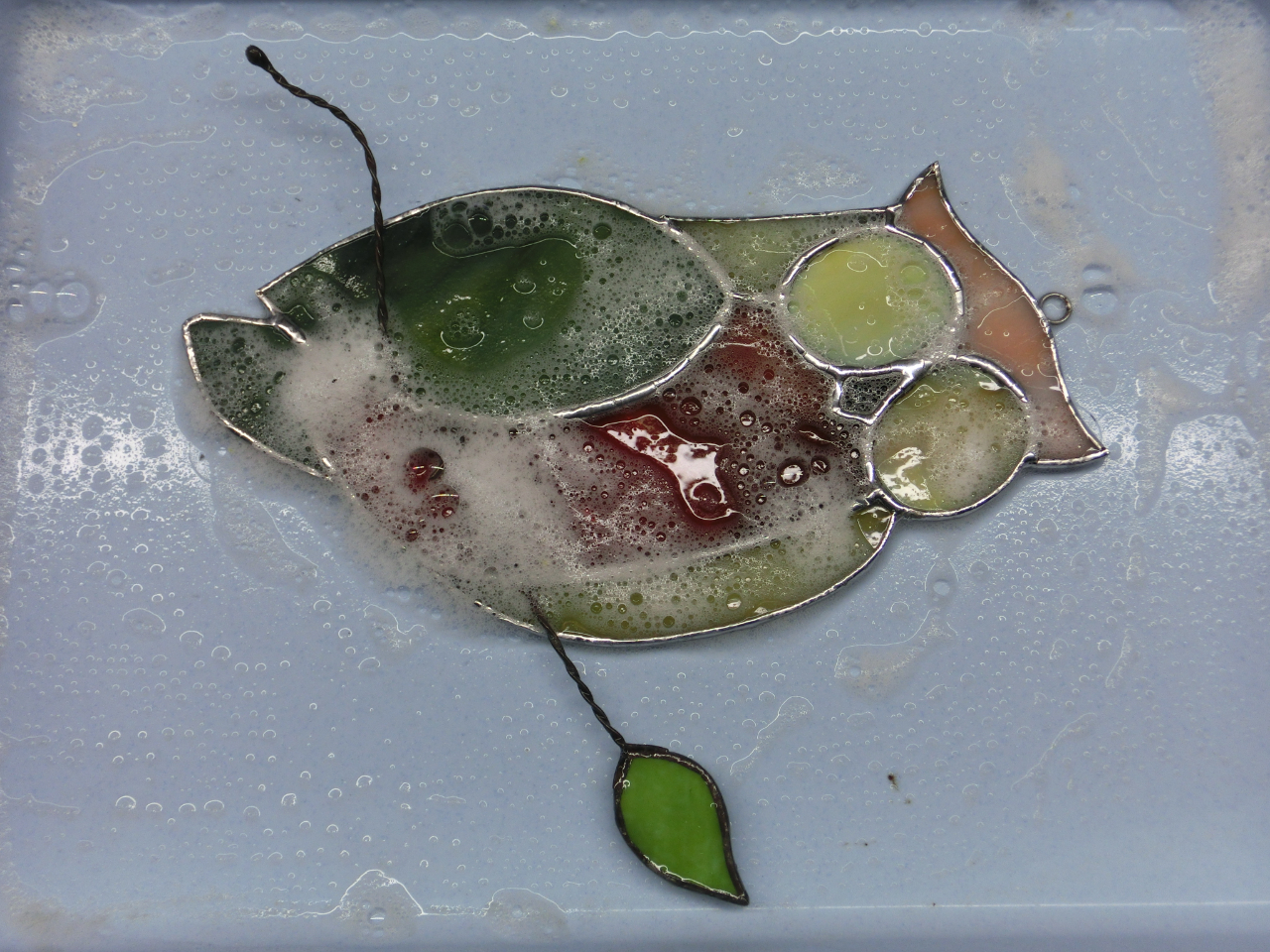 半田作業終了後洗剤で洗い水拭きします。