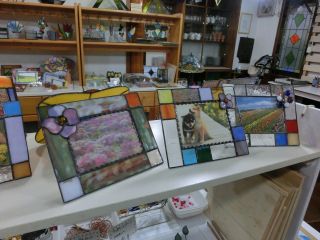 フォトフレーム完成品です。写真のサイズ(L、M, S版)は3種類あります。