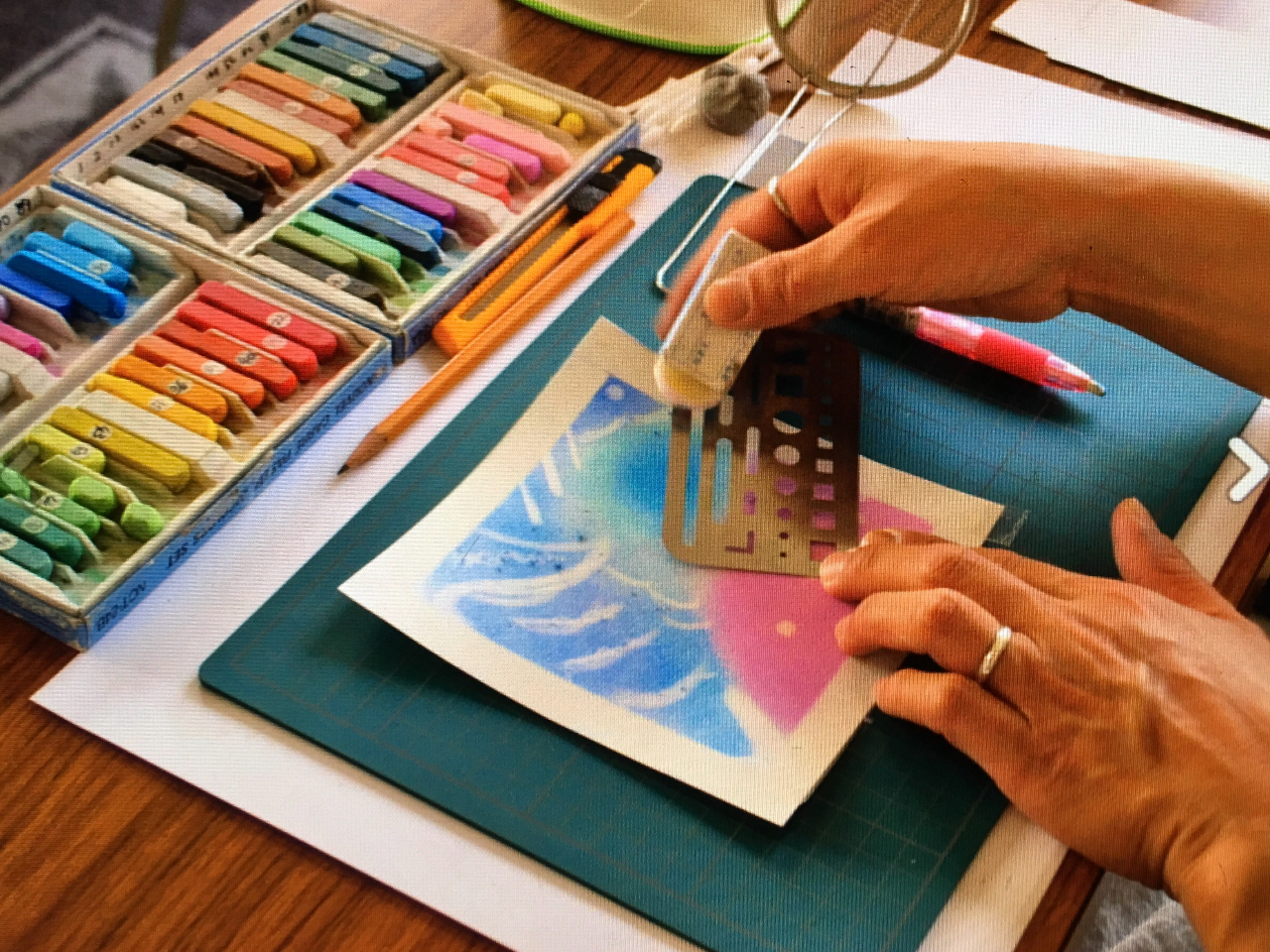 パステルアート