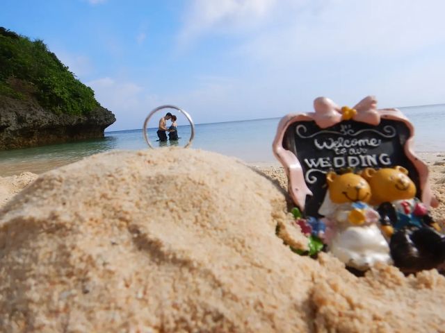 ハネムーン名物!リングインshot(^_^)v