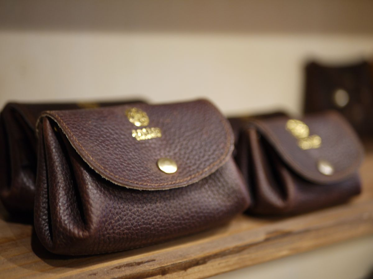 このうえなくナチュラルleather長財布ショルダーアコーディオンポーチ 愛知・名古屋】靴職人のレザークラフト教室「Miniアコーディオンポーチ