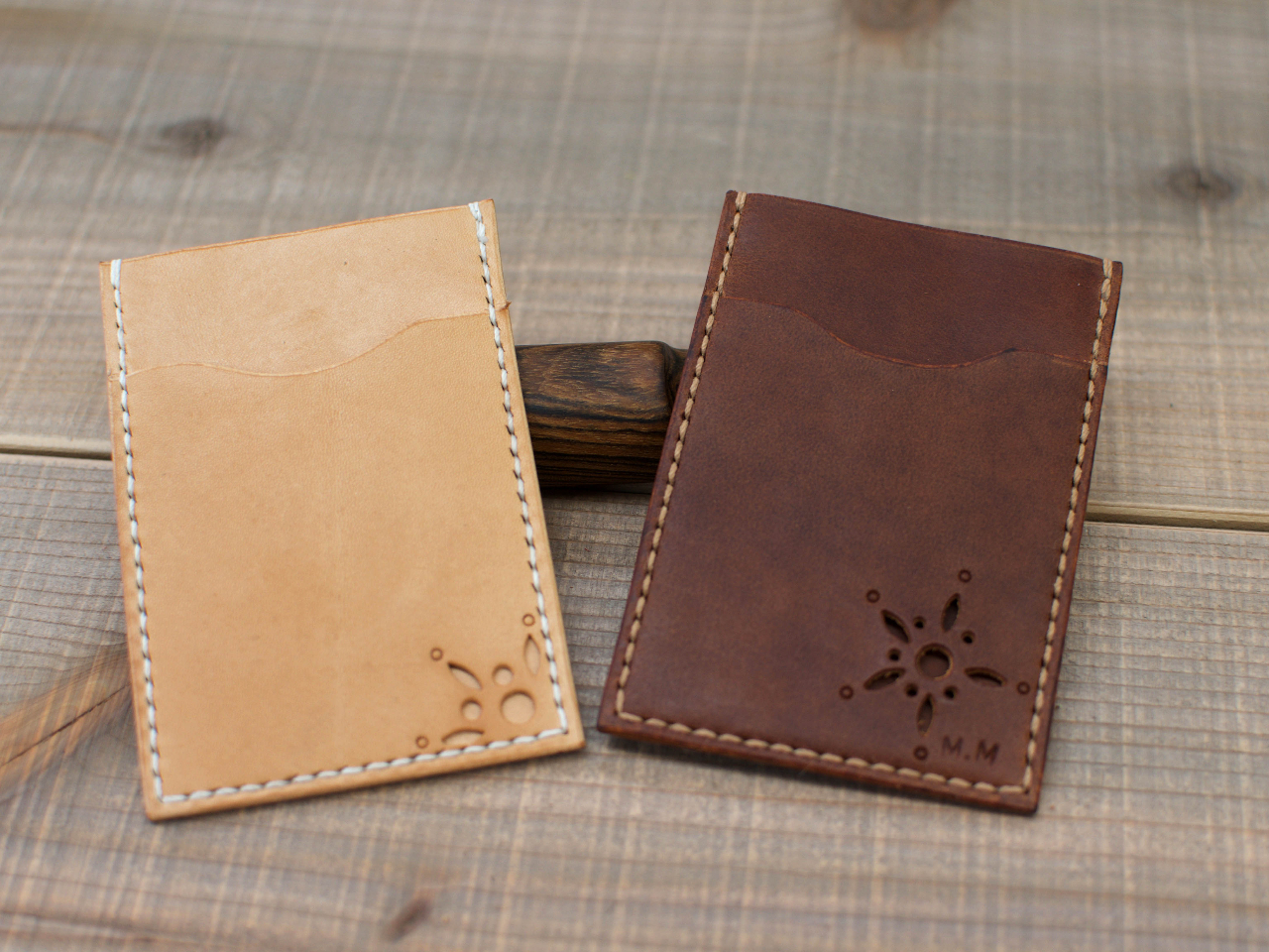 作品例です。ワンポイントの装飾が素敵ですね!