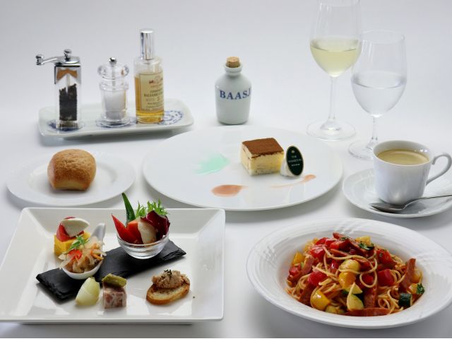 パスタランチコース一例パスタは3種類の中からお好みでお選び頂けます。