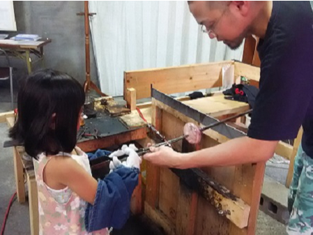 小さなお子様でも安心安全に体験できます。