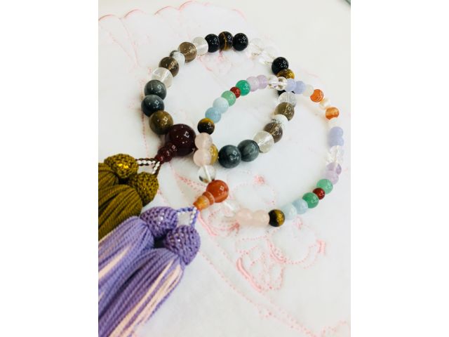 念珠の本場、京都で、お好きなじゅず玉であなただけのオリジナル念珠を作りませんか?